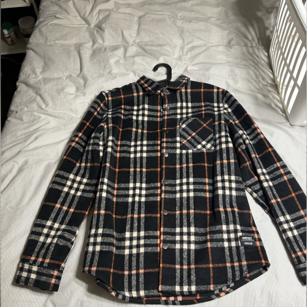 WESC Odin plaid shirt jacket